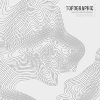 fondo de contorno del mapa topográfico. mapa topográfico con elevación. vector de mapa de contorno. Ilustración de vector abstracto de cuadrícula de mapa de topografía mundial geográfica.