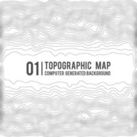 fondo de contorno del mapa topográfico. mapa topográfico con elevación. vector de mapa de contorno. Ilustración de vector abstracto de cuadrícula de mapa de topografía mundial geográfica.