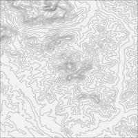 fondo de contorno del mapa topográfico. mapa topográfico con elevación. vector de mapa de contorno. Ilustración de vector abstracto de cuadrícula de mapa de topografía mundial geográfica.