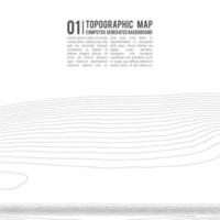 fondo de contorno del mapa topográfico. mapa topográfico con elevación. vector de mapa de contorno. Ilustración de vector abstracto de cuadrícula de mapa de topografía mundial geográfica.