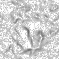 patrón sin costuras fondo de mapa topográfico con espacio para copiar textura sin costuras. fondo de contorno de mapa de topografía de línea, cuadrícula geográfica. ruta de senderismo de montaña sobre terreno. vector