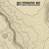 Topographic map background with space for copy . Line topography map contour background , geographic grid abstract vector illustration . Mountain hiking trail over terrain .