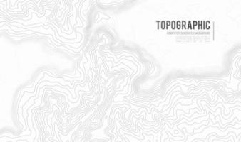 fondo de contorno del mapa topográfico. mapa topográfico con elevación. vector de mapa de contorno. Ilustración de vector abstracto de cuadrícula de mapa de topografía mundial geográfica.