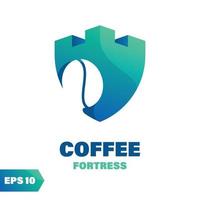 Coffee Fortress Logo vector