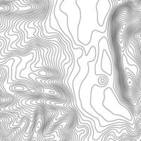 fondo de contorno del mapa topográfico. mapa topográfico con elevación. vector de mapa de contorno. Ilustración de vector abstracto de cuadrícula de mapa de topografía mundial geográfica.