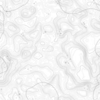 patrón sin costuras fondo de mapa topográfico con espacio para copiar textura sin costuras. fondo de contorno de mapa de topografía de línea, cuadrícula geográfica. ruta de senderismo de montaña sobre terreno. vector