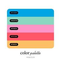 Accurately Color Palettes with Codes, Perfect for use by illustrators vector