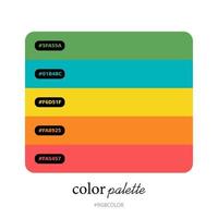 Accurately Color Palettes with Codes, Perfect for use by illustrators vector