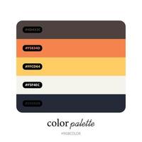 Accurately Color Palettes with Codes, Perfect for use by illustrators vector