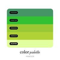 Accurately Color Palettes with Codes, Perfect for use by illustrators vector