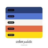 Accurately Color Palettes with Codes, Perfect for use by illustrators vector