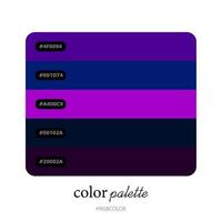 Accurately Color Palettes with Codes, Perfect for use by illustrators vector