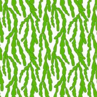 Vector seamless pattern with cactus leaves, repeatable minimalistic background. Repeatable botanical backdrop.