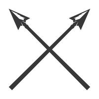 Spear logo icon vector image