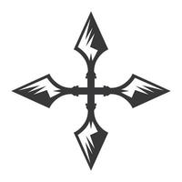 imagen vectorial del icono del logotipo de lanza vector