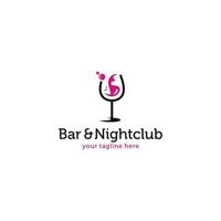 Bar and Nightclub Logo Vector template