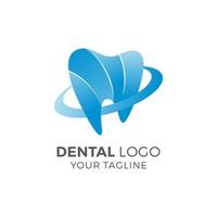 Plantilla de vector de icono y símbolo de logotipo de dentista dental