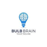 brain bulb icon symbol design. creative idea logo designs template vector