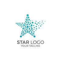 icono de logotipo de estrella y plantilla de vector de símbolo