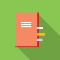 Notebook flat icon vector