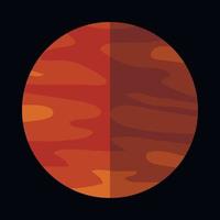 signo del planeta saturno vector