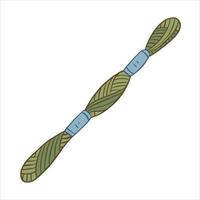 Color vector illustration. Threads for embroidery floss.