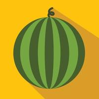Watermelon flat icon vector