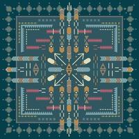 design for hijab or scarf vector