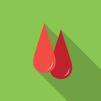 Blood flat icon vector