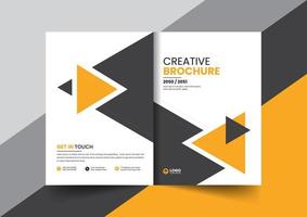 corporate company profile brochure annual report booklet proposal cover page layout concept design vector