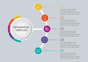 diseños de plantillas infográficas vector