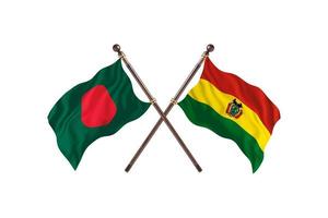 Bangladesh versus Bolivia Two Country Flags photo