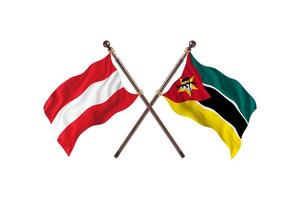Austria versus Mozambique Two Country Flags photo