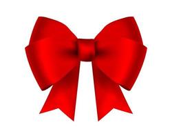 Collection of golden shiny bows for design isolated on white vector