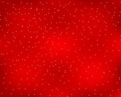 Christmas red shiny background with snowflakes and stars vector