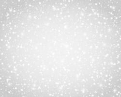 fondo plateado brillante de navidad con copos de nieve y estrellas vector