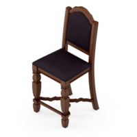 Isometric Chair 3D isolated rendering png