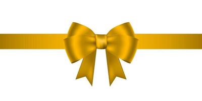 Background with gold bow Royalty Free Vector Image