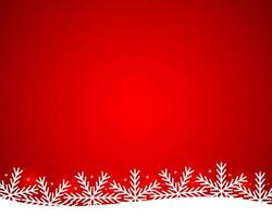 Christmas red shiny background with snowflakes and stars vector