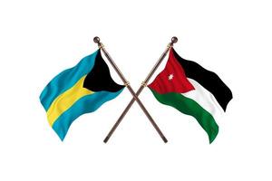 Bahamas versus Jordan Two Country Flags photo