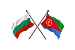 Bulgaria versus Eritrea Two Country Flags photo