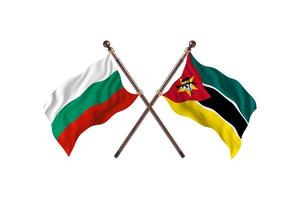 Bulgaria versus Mozambique Two Country Flags photo