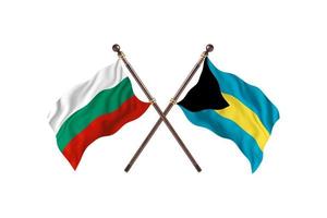 Bulgaria versus The Bahamas Two Country Flags photo