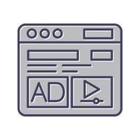 AD Vector Icon