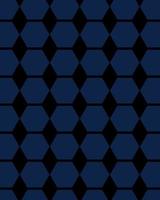 Pattern of blue hexagons on a dark blue background vector