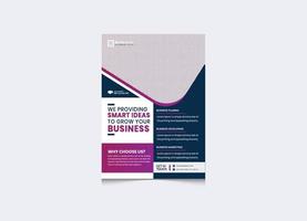Creative business flyer template Design in vector