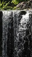 Slow motion waterfall video