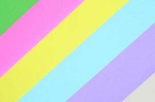fondo de textura de colores pastel de moda. papeles con motivos geométricos rosas, violetas, amarillos, verdes, beige y azules. resumen mínimo foto