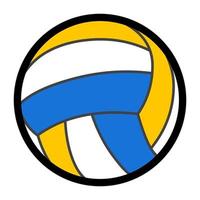 vector de icono de voleibol