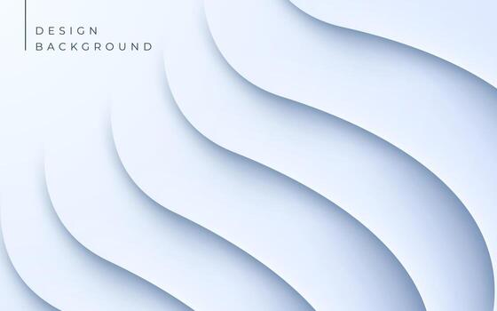 abstract white light shadow dimension curve wavy layers background. eps10 vector